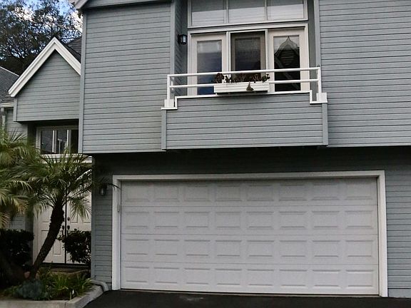 Two car garage, second bedroom window above