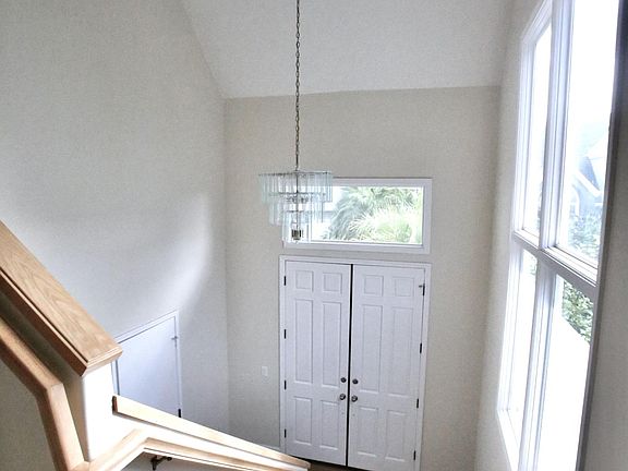 Front entrance, looking down.