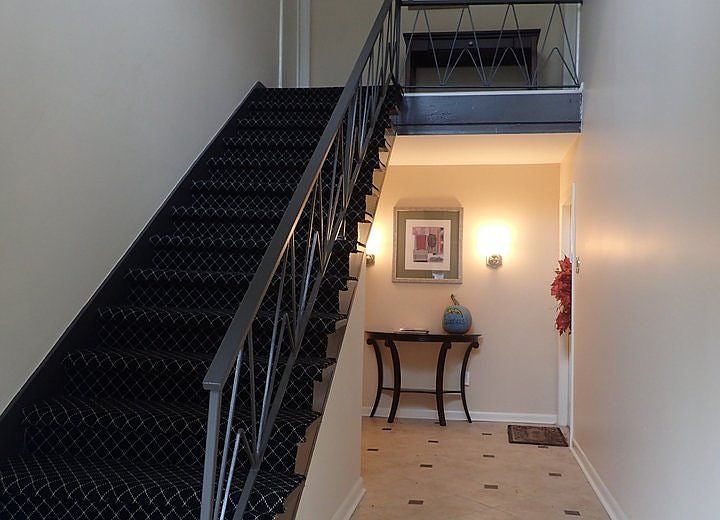 Front stairway up one floor