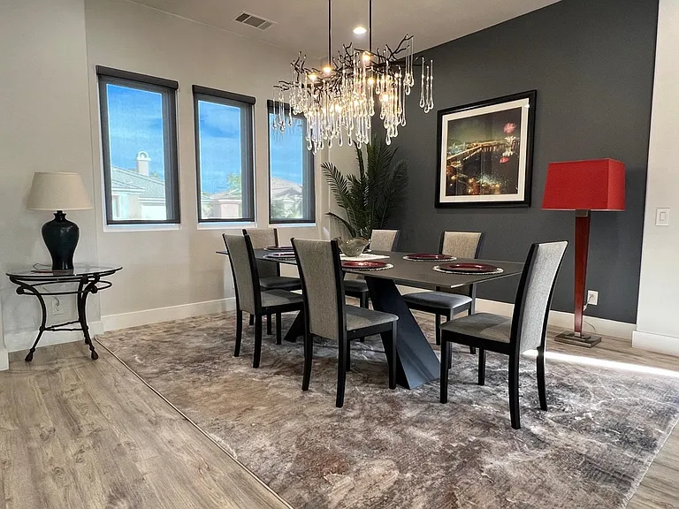 Very Spacious Dining Room with access to outdoor seating area.