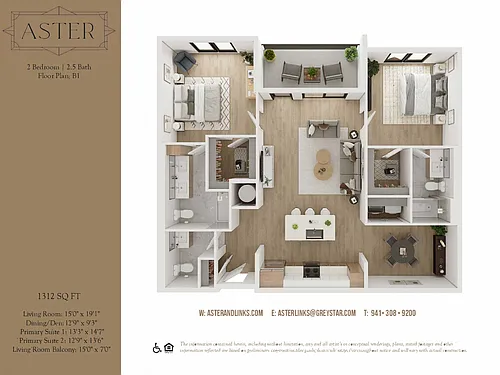 Floor plan Aster B1