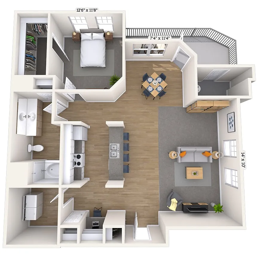 Floor plan The Ash Fork