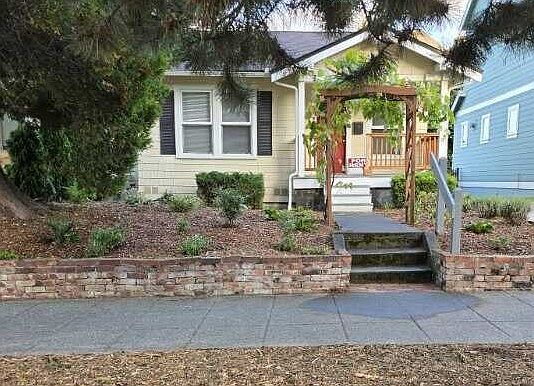Front yard with new October landscaping