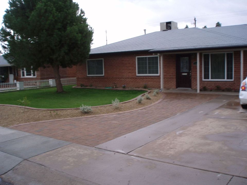 Front View with new landscaping