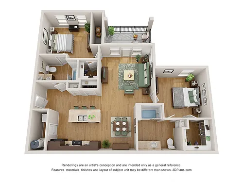 Floor plan B2-HC