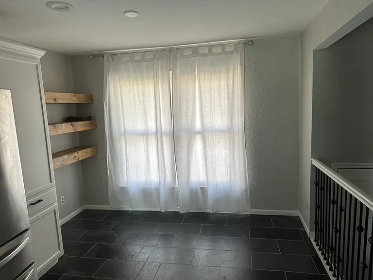 upstairs kitchen space