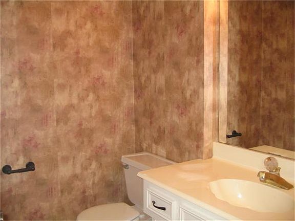 half bathroom on lower level