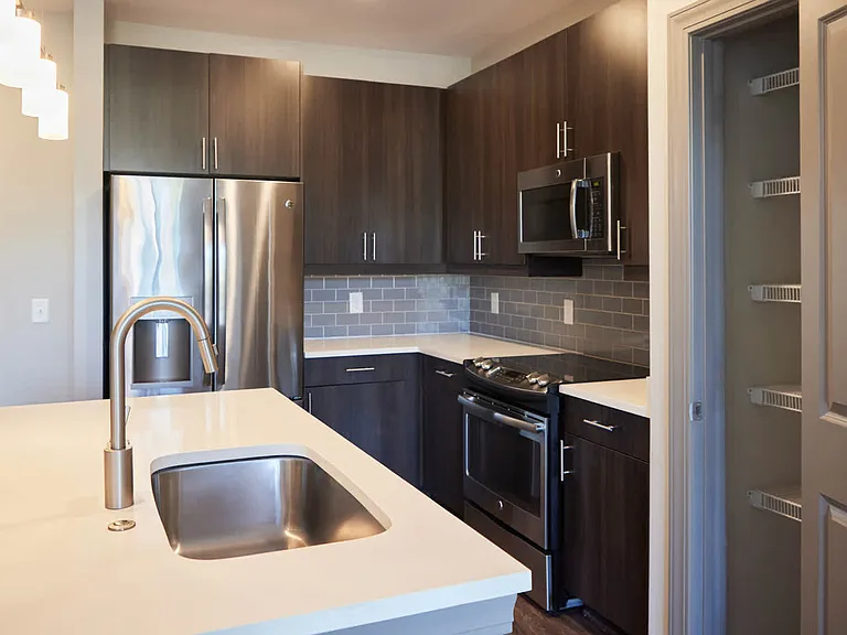 Kitchen with Stainless Steel Appliances