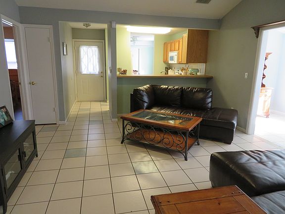 Living room open to kitchen 