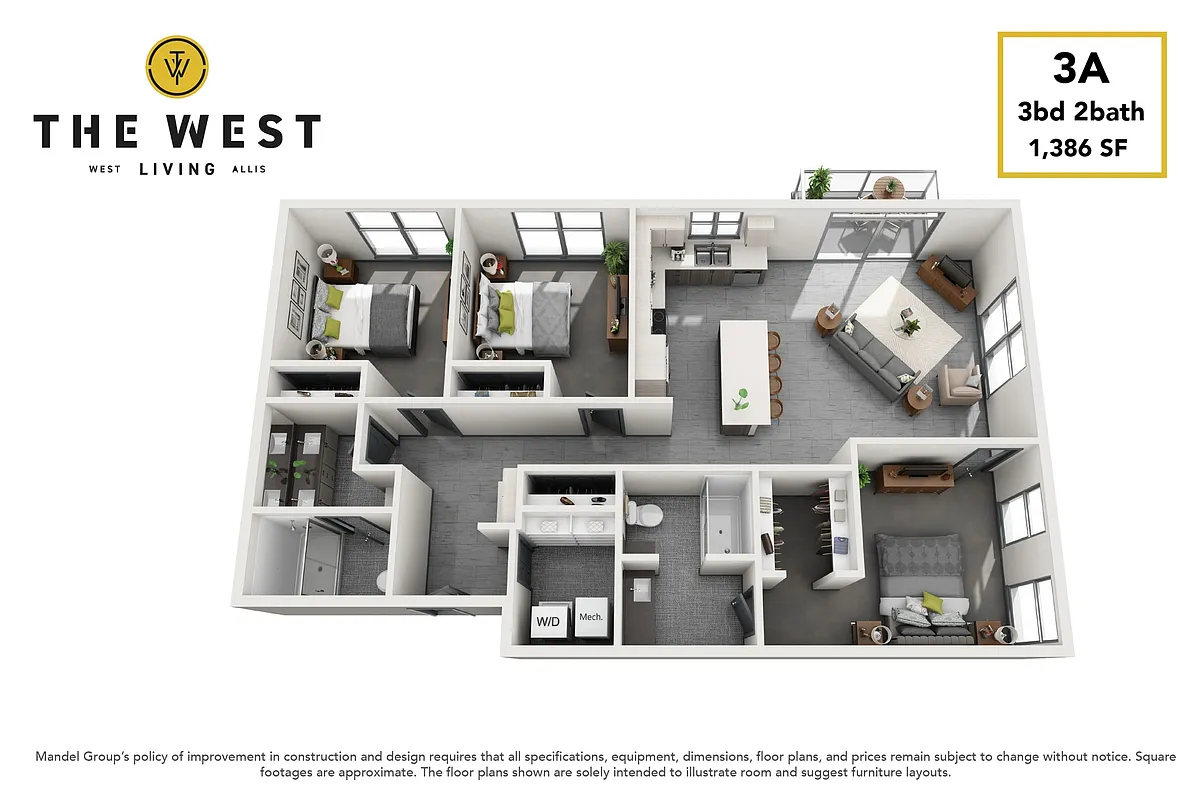 Floor plan 3A