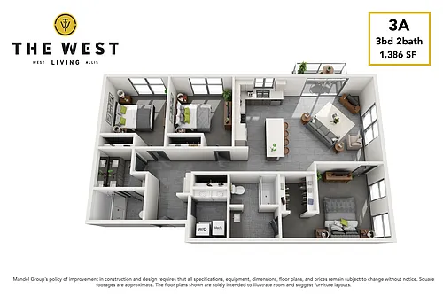 Floor plan 3A