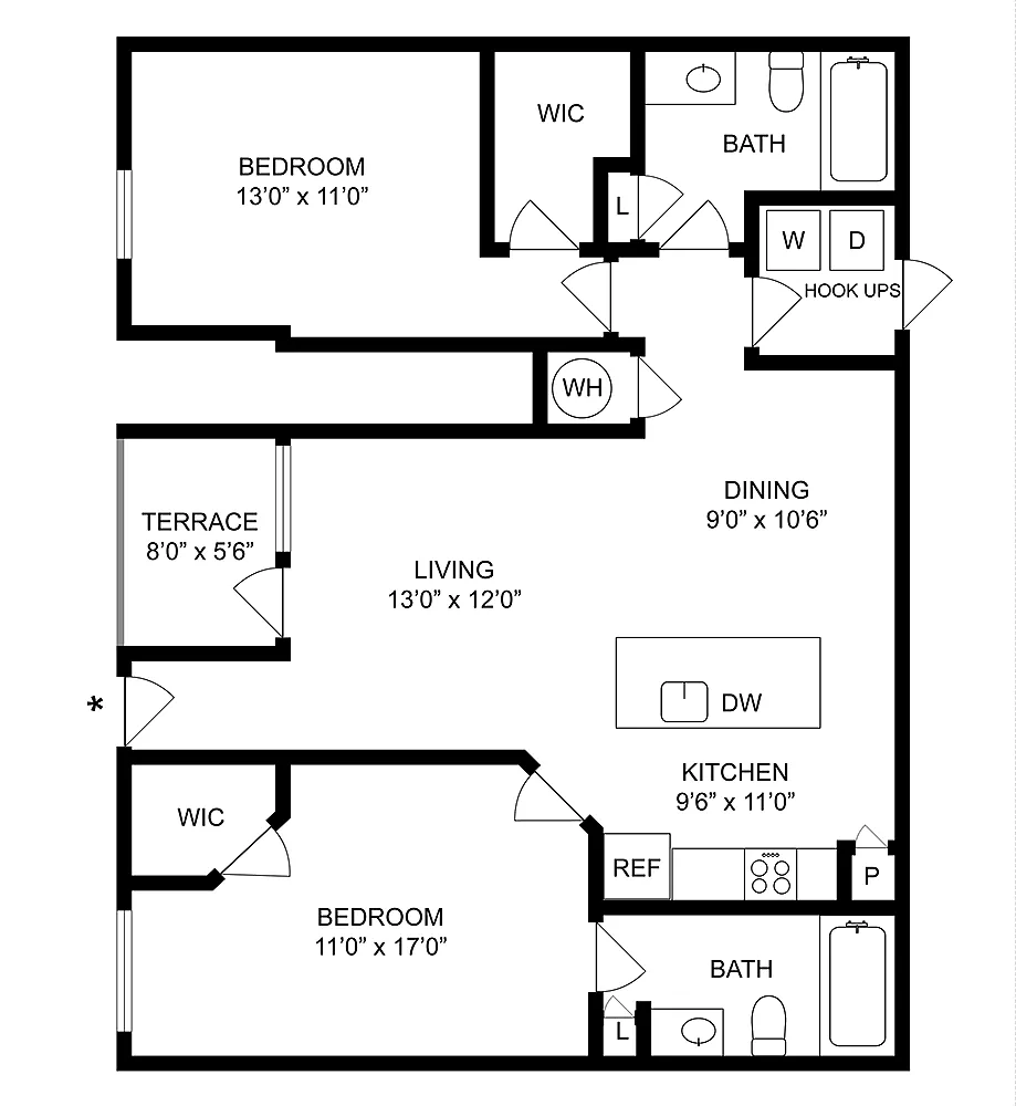 Floor plan Violet