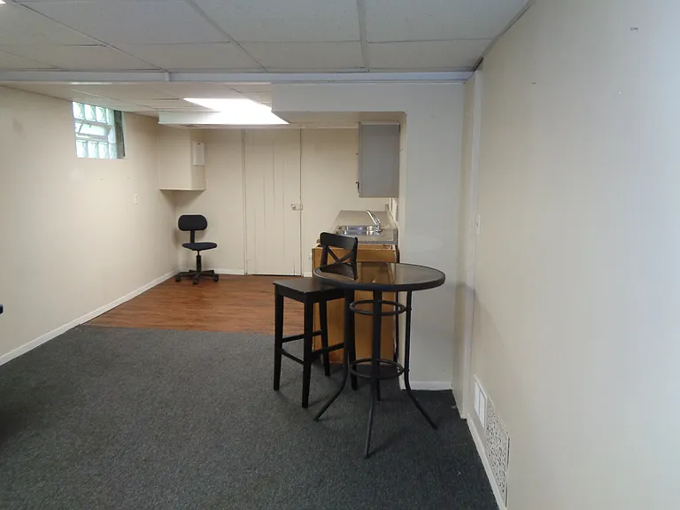 basement family room