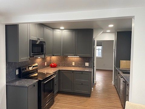 Under cabinet lighting.