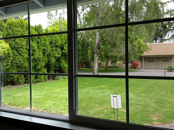 View of front yard from living room
