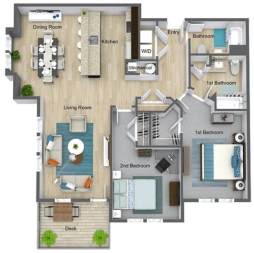 Floor plan Oak