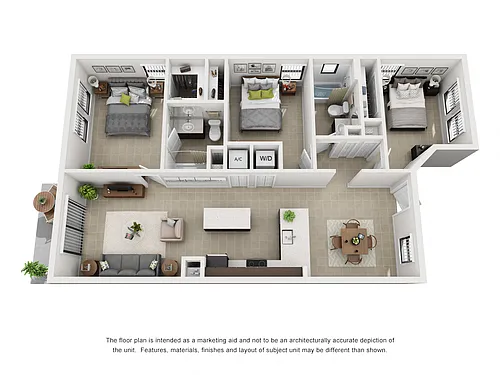 Floor plan Model C1