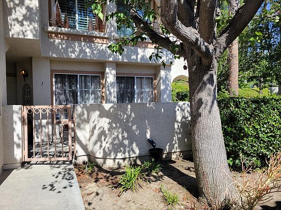 Gate to your private wrap around patio