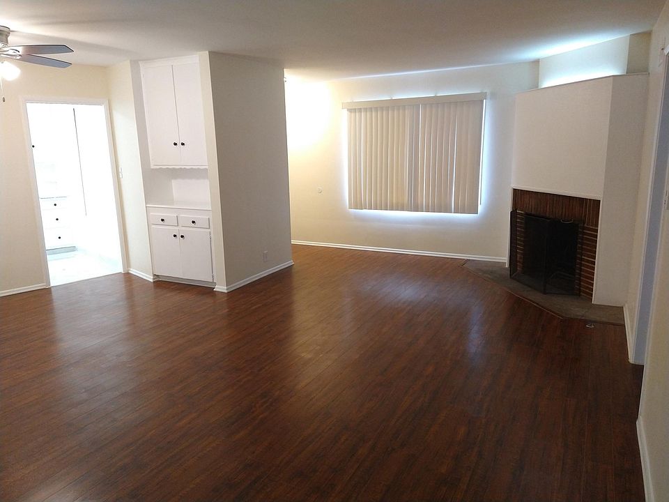 living room with a fireplace.