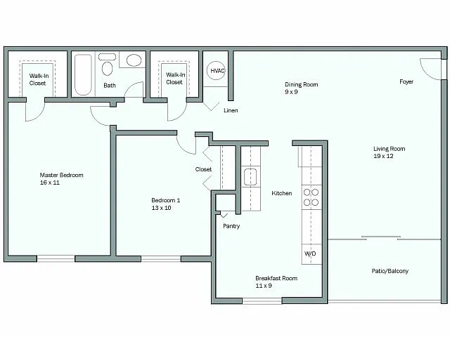 Floor plan Devonshire