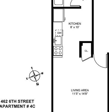 2nd image of 462 6th St APT 4C