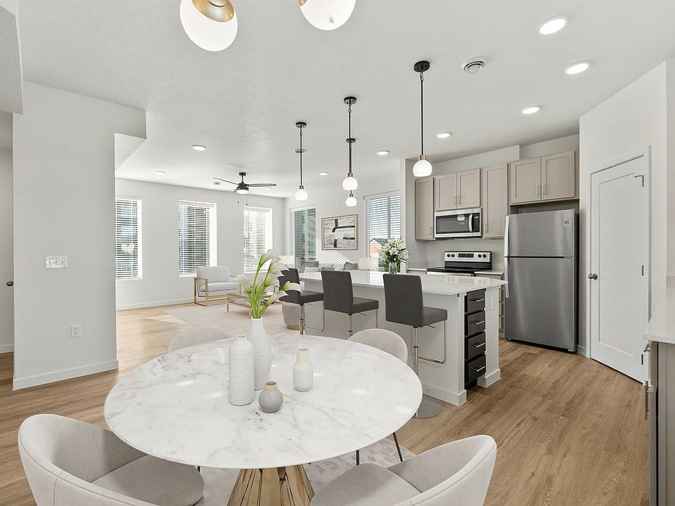 Kitchen, Dining and Living room
