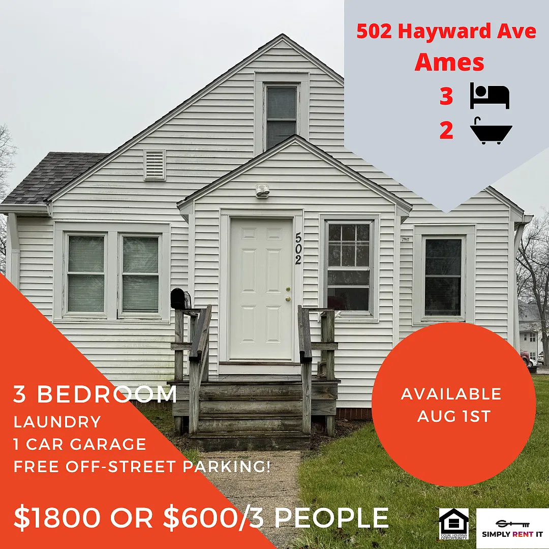 3 Bedrooms with 2 Baths & Garage August 1st — Photo 1