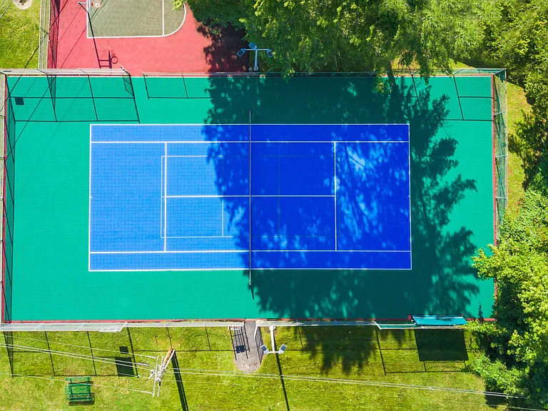 Lighted Tennis/Pickleball Court and Basketball Court