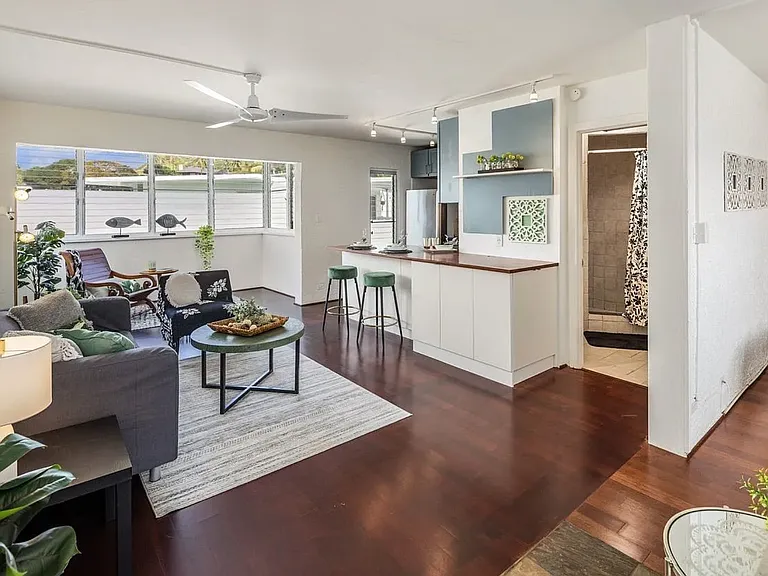 Example of the unit furnished -- note that the unit will be available unfurnished