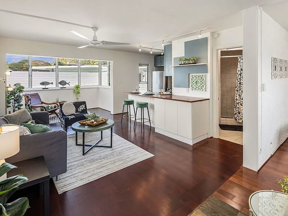Example of the unit furnished -- note that the unit will be available unfurnished