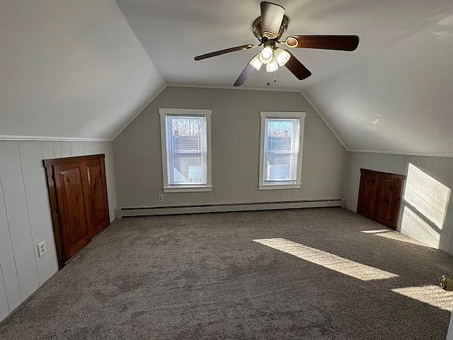 Spacious primary bedroom- new carpet on staircase and in all 3 bedrooms