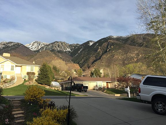 View of Lone Peak from front yard.