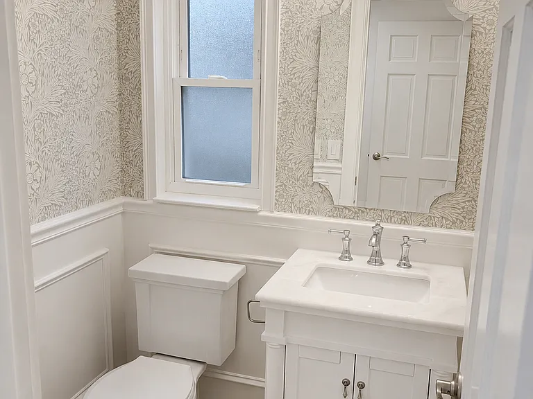 Half bath off laundry room