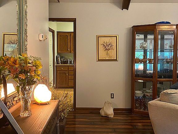 Front door to family room.