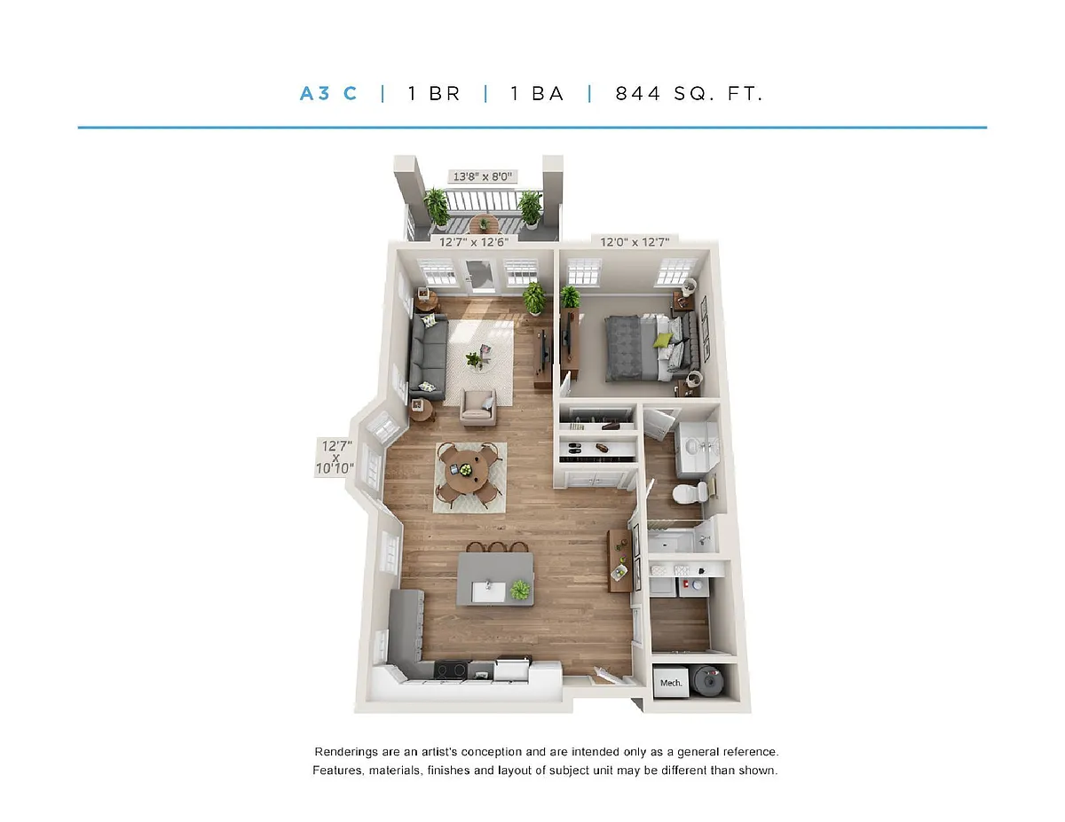 Floor plan A3C