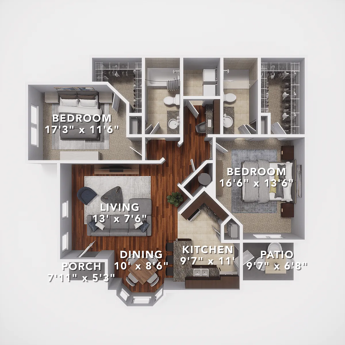 Floor plan B3