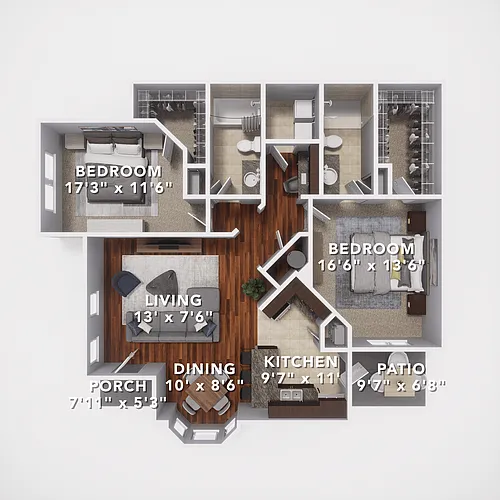 Floor plan B3