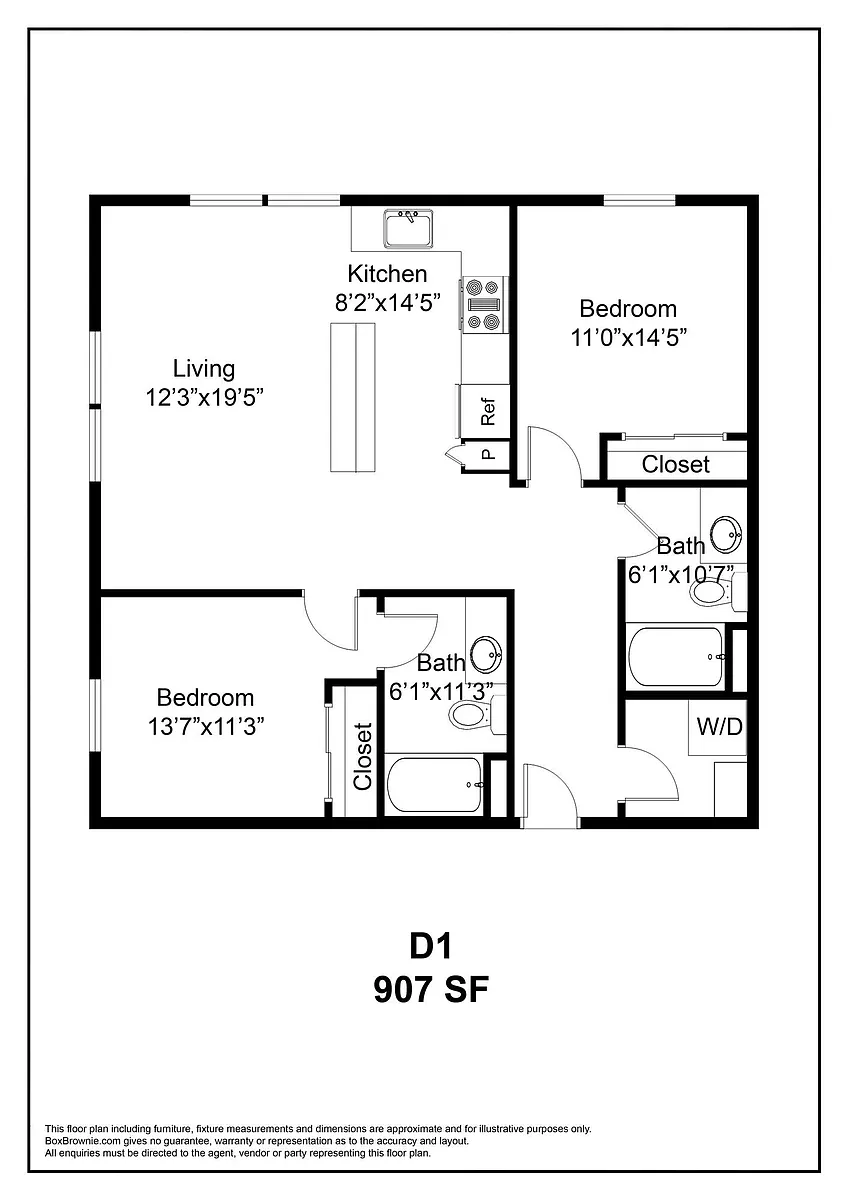 Floor plan D1
