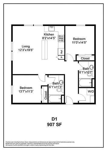 Floor plan D1
