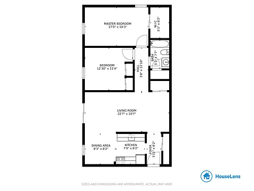 Floor plan Two Bedroom