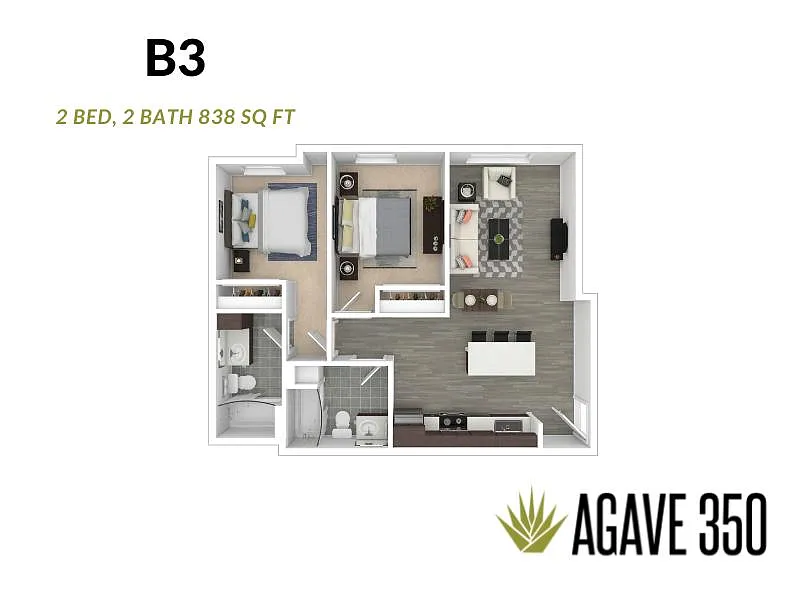 Floor plan B3
