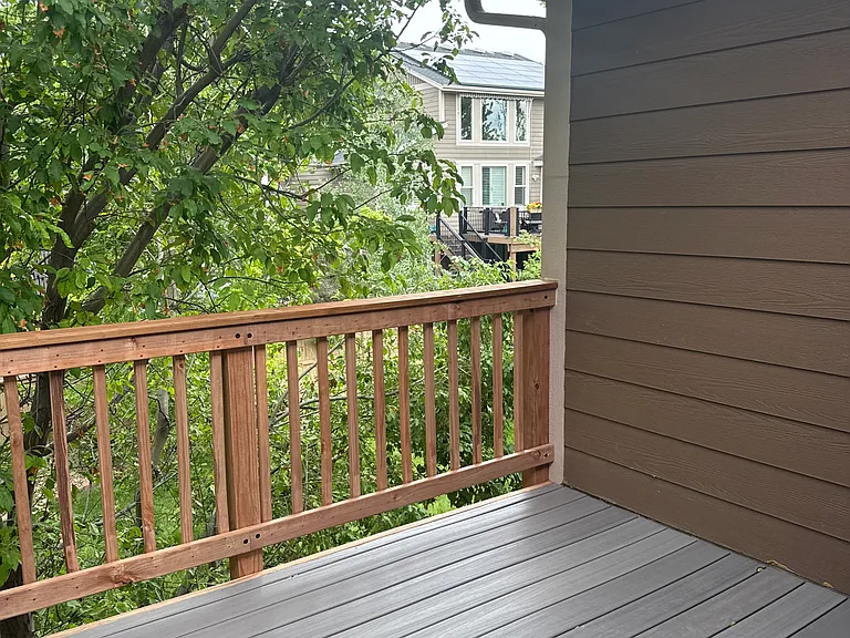 Private Deck- Master bedroom another view