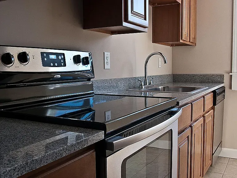 Granite countertops.