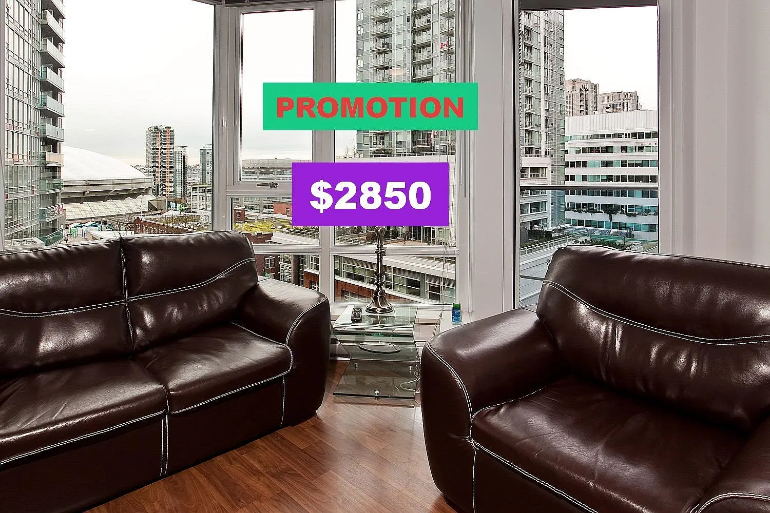 2 bed, 576 sqft, $2,850 — Photo 1