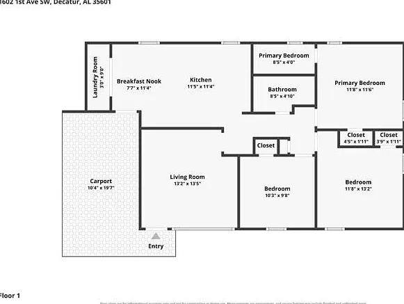 3 bed, 2.0 bath, 1010 sqft, $1,410 — Photo 2