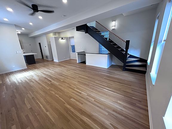 Living room / stairs / kitchen