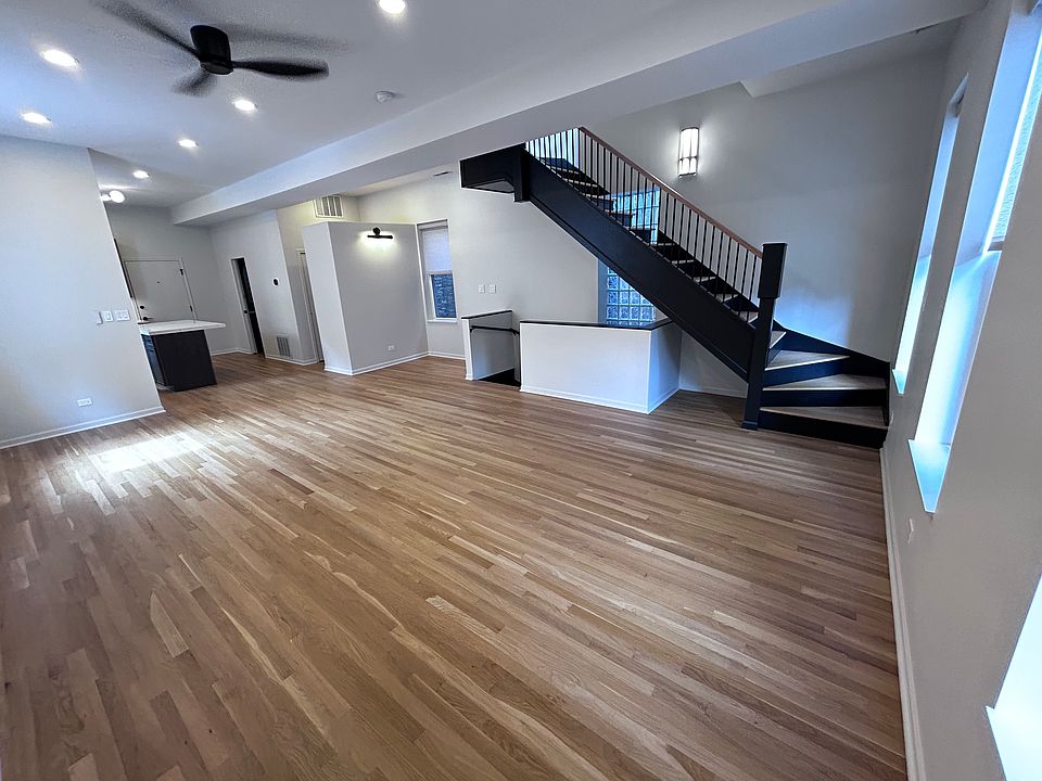 Living room / stairs / kitchen