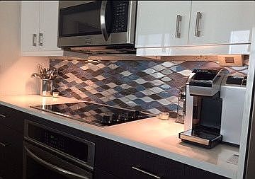 Kitchen designer backsplash