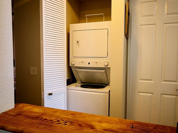 Laundry inside the unit