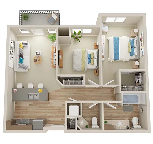 Floor plan 2x1.5 - C5
